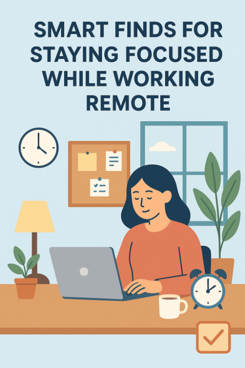 Smart Finds for Staying Focused While Working Remote